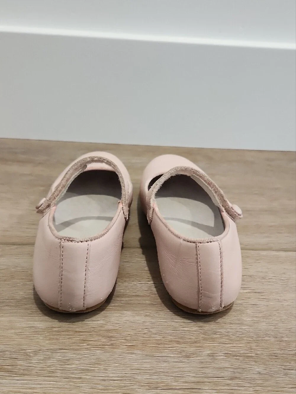 OKAA Girls Leather Mary Jane Shoes Pink Made In Spain Size EU 29/ US 11.5/ 12